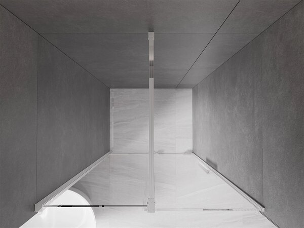 Mexen Velar, usa culisanta pentru deschidere 75x200 cm, sticla transparenta 8mm, profil cromat, 871-075-000-01-01