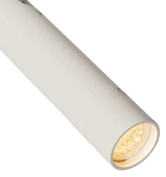 Sistem de iluminat pe șine modern cu 10 spoturi albe monofazate - Slimline Uzzy