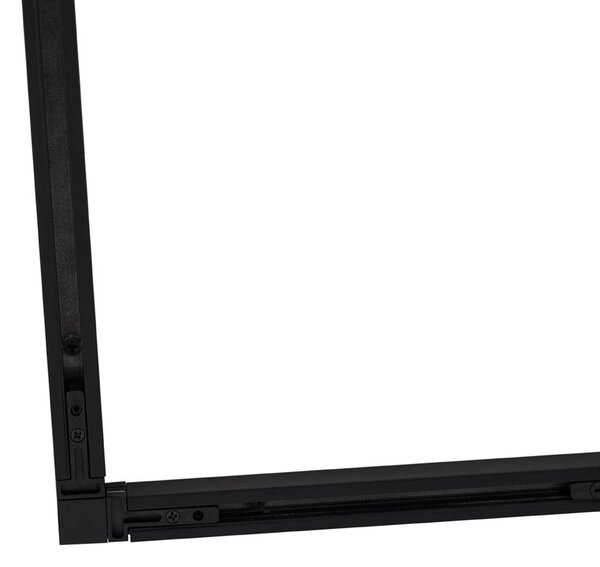 Sistem modern de iluminat pe șine cu 6 spoturi bej și negre monofazat - Slimline Uzzy