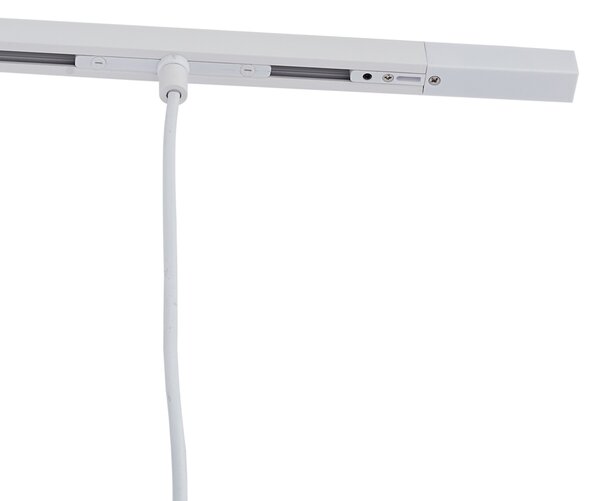 Sistem modern de iluminat pe șine cu 3 pendule albe monofazat - Slimline Keno