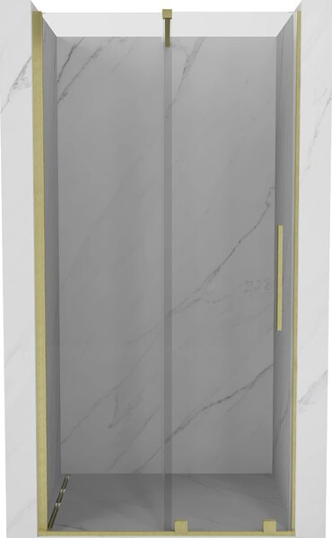 Mexen Velar, usa culisanta pentru deschidere 75x200 cm, sticla transparenta 8mm, profil auriu mat, 871-075-000-01-55