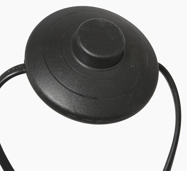Lampă de podea modernă neagră cu dimmer - Anne ZigZag