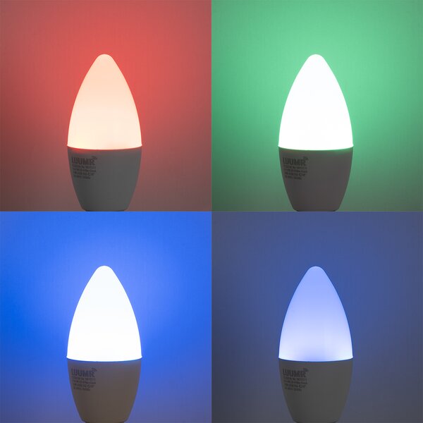 Bec LED E14 reglabil C37 Opal 4.9W 470lm 2700-6500K
