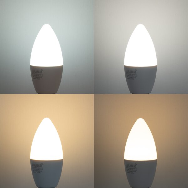 Bec LED E14 reglabil C37 Opal 4.9W 470lm 2700-6500K