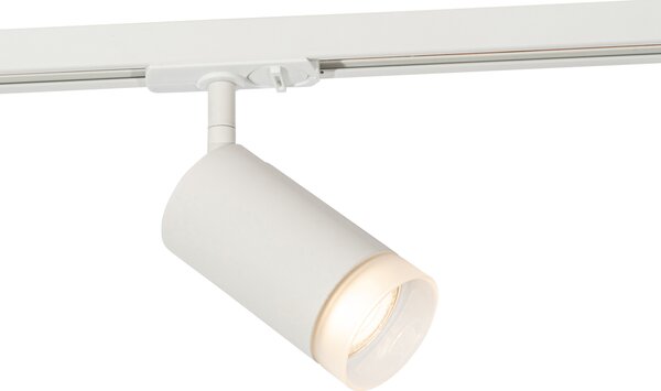 Spot modern cu inel alb pentru sistem de șine monofazat GU10 50mm - Iconic Jeana