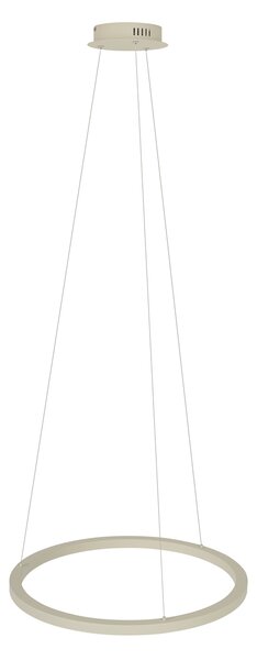 Lampă suspendată de design bej 60cm incl. LED cu 3 trepte de intensitate luminoasă - Girello