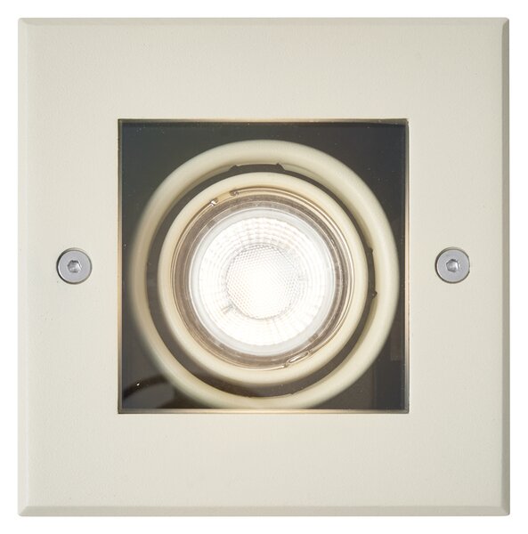 Set de 6 spoturi moderne bej de sol GU10 50mm rotative și înclinabile IP65 - Oneon