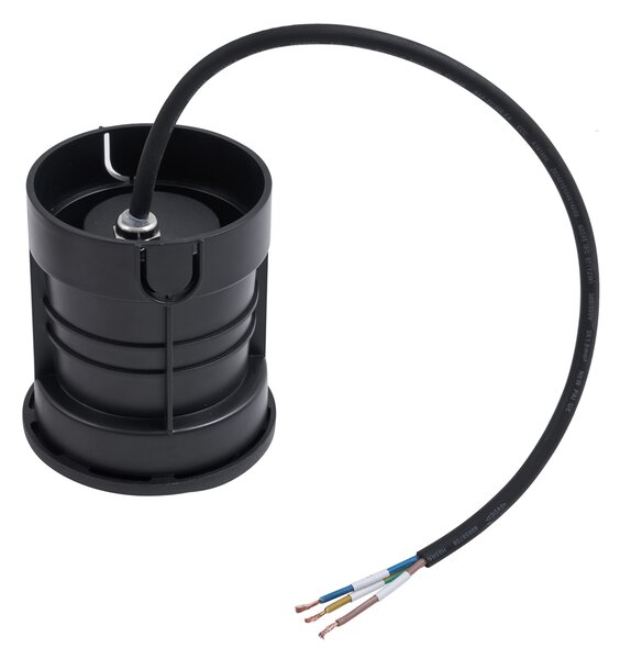 Spot modern de sol negru GU10 50mm Efect de 4 lumini IP65 - Cellar