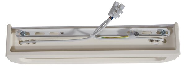 Lampă de perete scandinavă bej dreptunghiulară cu 2 lumini - Plaster