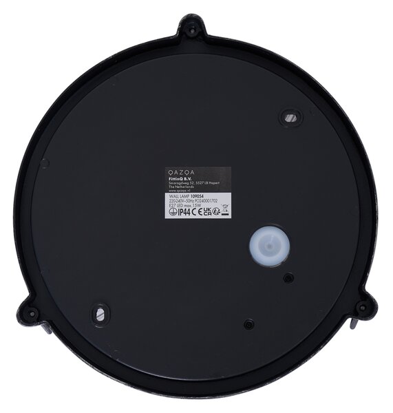 Lampă de perete pentru exterior argintie rotundă IP44 - Noutica