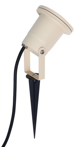 Spot cu țăruș bej GU10 50mm reglabil IP65 cu cablu și ștecher inclus - Basic