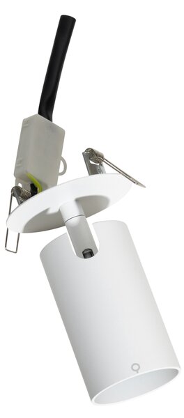 Set de 6 spoturi încastrate moderne albe GU10 50mm - Chels