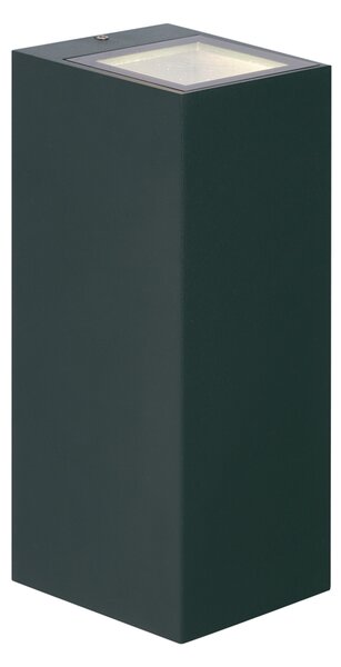 Lampă de perete modernă verde închis cu 2 lumini GU10 70mm IP54 - Baleno