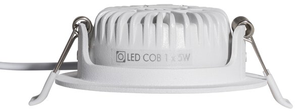 Set de 6 Spoturi încastrate moderne Albe 8,2 cm Inclusiv LED IP54 Ultra Subțiri - Pupil