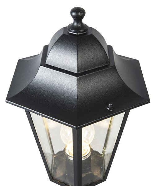 Lanternă clasică de exterior cu bază neagră IP44 - New Orleans