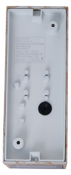 Lampă de perete scandinavă din lemn cu 2 lumini GU10 70mm IP54 - Baleno