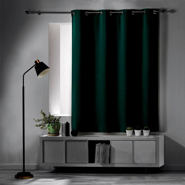 Draperie verde-închis blackout 135x180 cm Occult – douceur d'intérieur