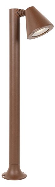 Stâlp modern pentru exterior maro ruginiu 60 cm IP44 reglabil - Ciara