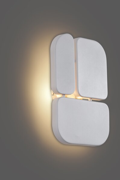Lampă de perete de design albă cu 3 lumini - Planes