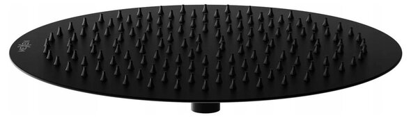 Set de duș Mexen X, cap superior oval 25 cm, 3/4", negru, 79392-70