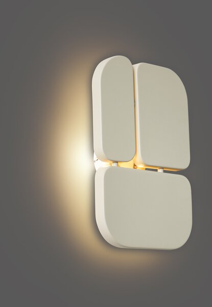 Lampă de perete de design bej cu 3 lumini - Planes
