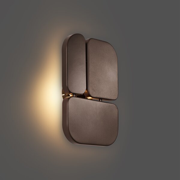 Lampă de perete de design bronzată cu 3 lumini - Planes