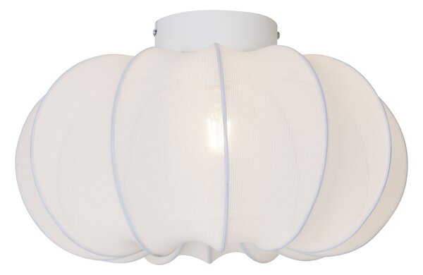 Plafonieră Japandi albă 37cm - Plu Asyesha
