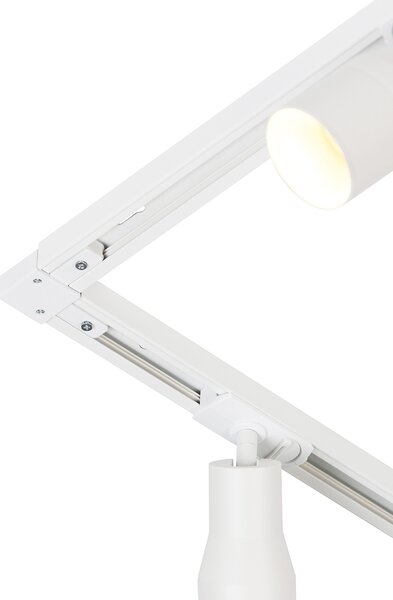 Sistem de iluminat pe șină modern cu 5 spoturi albe monofazate - Iconic Kohua