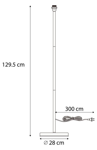Lampă de exterior albă - Virginia Foot