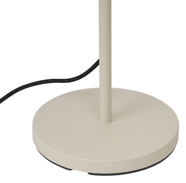 Lampă de podea de exterior bej cu abajur alb IP65 - Virginia