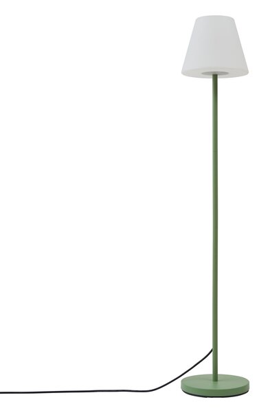 Lampă de podea de exterior verde cu abajur alb IP65 - Virginia