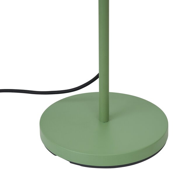 Lampă de podea de exterior verde cu abajur alb IP65 - Virginia