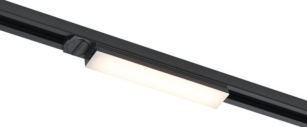 Plafonieră modernă neagră pentru sistem de iluminat pe șină monofazat 5W 400 lm 2700-4000K - Iconic Tsiri