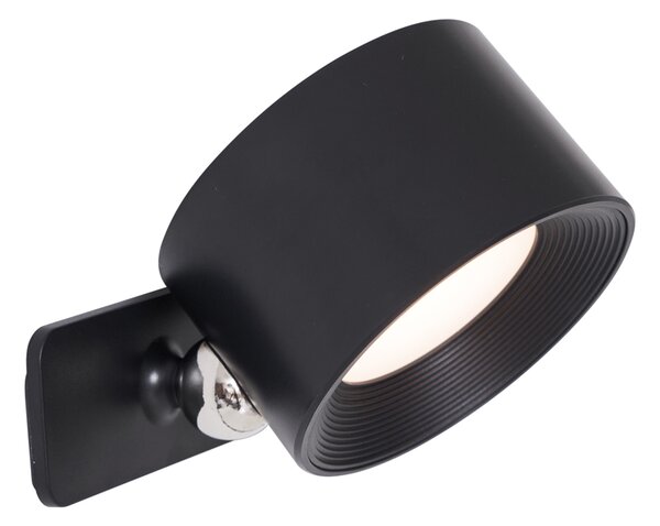 Set de 4 Aplice și Plafoniere Moderne Negre cu LED Reîncărcabil - Bright