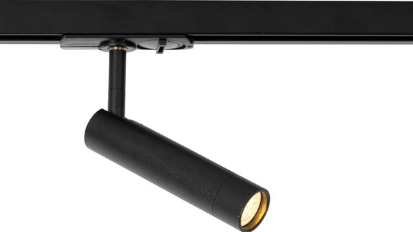 Spotlight modern negru pentru sistem de șină monofazat - Iconic Ivy