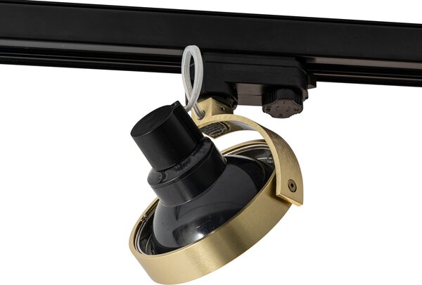Spotlight modern pe șină trifazată auriu - Master 111 Honey