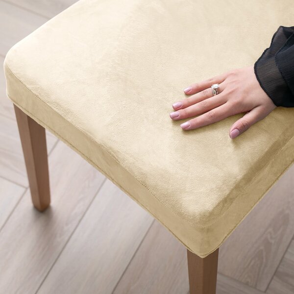 Huse bej 4 buc. elastice pentru scaun 48 cm Sento – Restilo