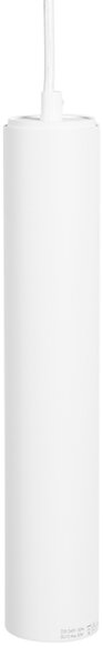 Lampă suspendată de design albă, incl. adaptor de șină trifazat - 3-Phase Tuba Small