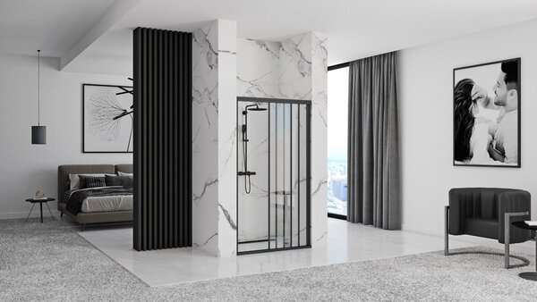 Rea - ALEX usa de dus culisanta neagra 100 x 190 cm, neagra, REA-K9639
