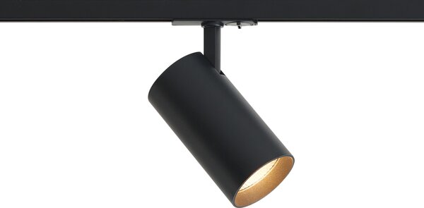 Spot modern negru pentru sistem de șină monofazat, inclusiv LED - Iconic Mark