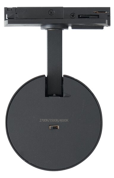 Spot modern negru pentru sistem de șină monofazat, inclusiv LED - Iconic Mark