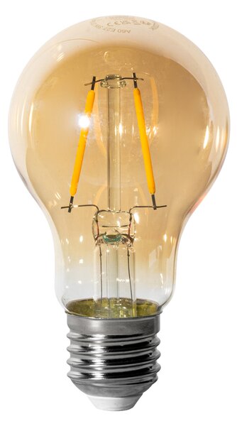 Set de 5 becuri LED E27 reglabile A60 aurii 3W 310 lm 2200K