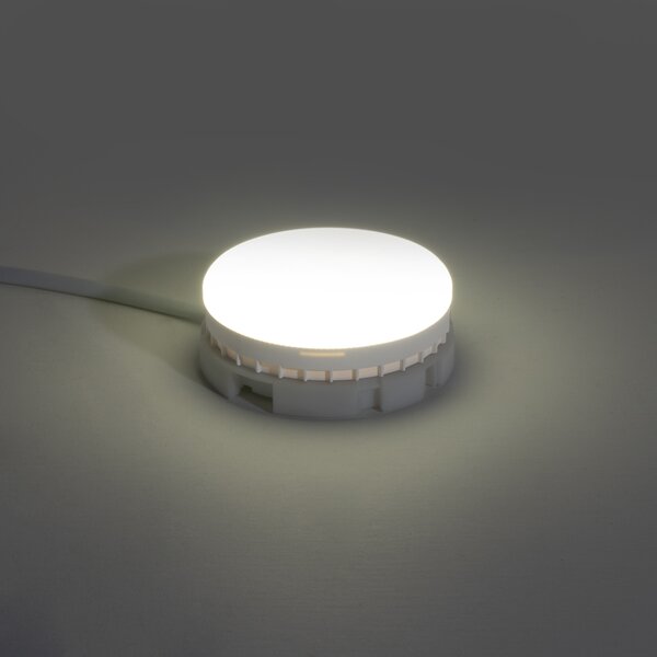 Set de 5 becuri LED GX53 cu 3 trepte de reglare a intensității luminoase și temperaturii de culoare 7W 750 lm 2700K-4000K