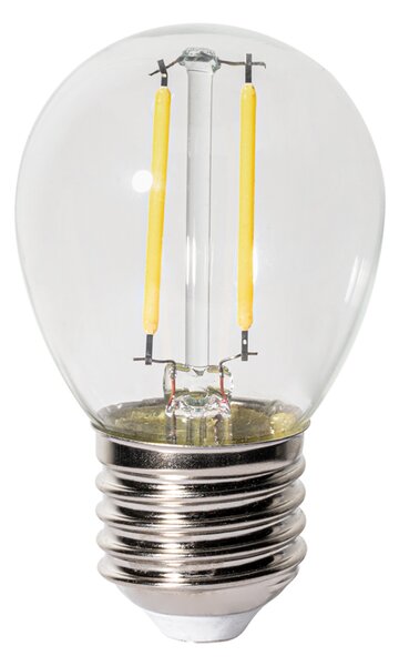 Set de 5 becuri LED E27 P45 cu senzor crepuscular 3W 250 lm 3000K