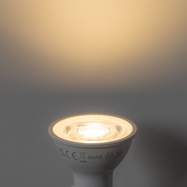Set de 5 becuri LED GU10 50mm clare 7,5W 800 lm 3000K