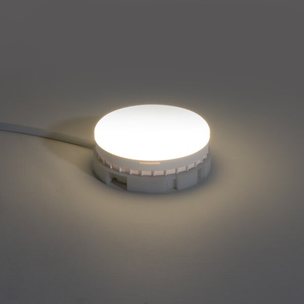 Set de 5 becuri LED GX53 cu 3 trepte de reglare a intensității luminoase și temperaturii de culoare 7W 750 lm 2700K-4000K