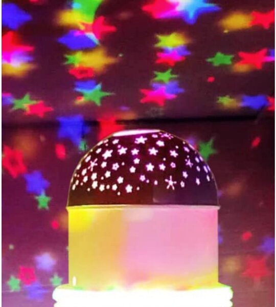Lampa muzicala cu proiectie stele si luna, Bluetooth