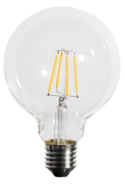 Set de 5 becuri LED E27 dimabile G95 5W 450lm 2700K
