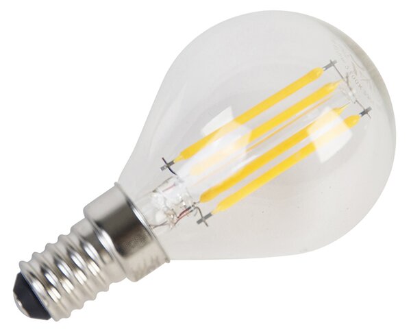 Set de 5 Becuri LED Filament E14 P45 4W 470 lm 2700K