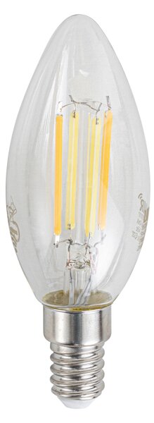 Set de 5 becuri LED inteligente E14 C35 transparente 4,2W 470 lm 2700-6500K